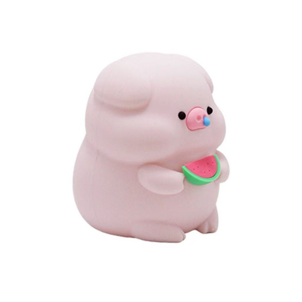 Greedy Pig Night Light, Bedside Sleep Light, Colorful Silicone Slap Light, Cute Children's Gift