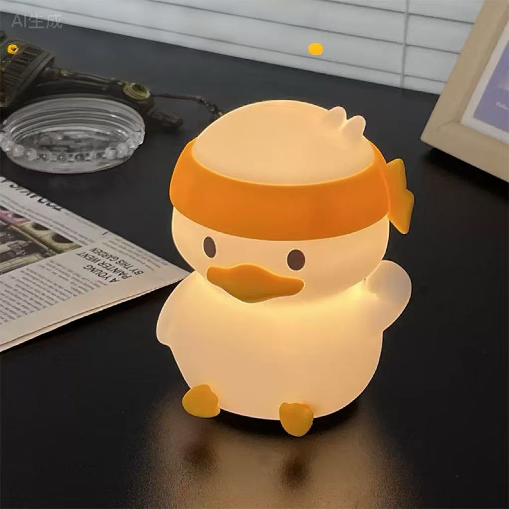 Dodo Duck Night Light - Cute Duck Light, Silicone Dimmable Night Light | Rechargeable Led Night Light with Timer Girl Lamp Rechargeable Night Light Sensor Light for Special Occasions