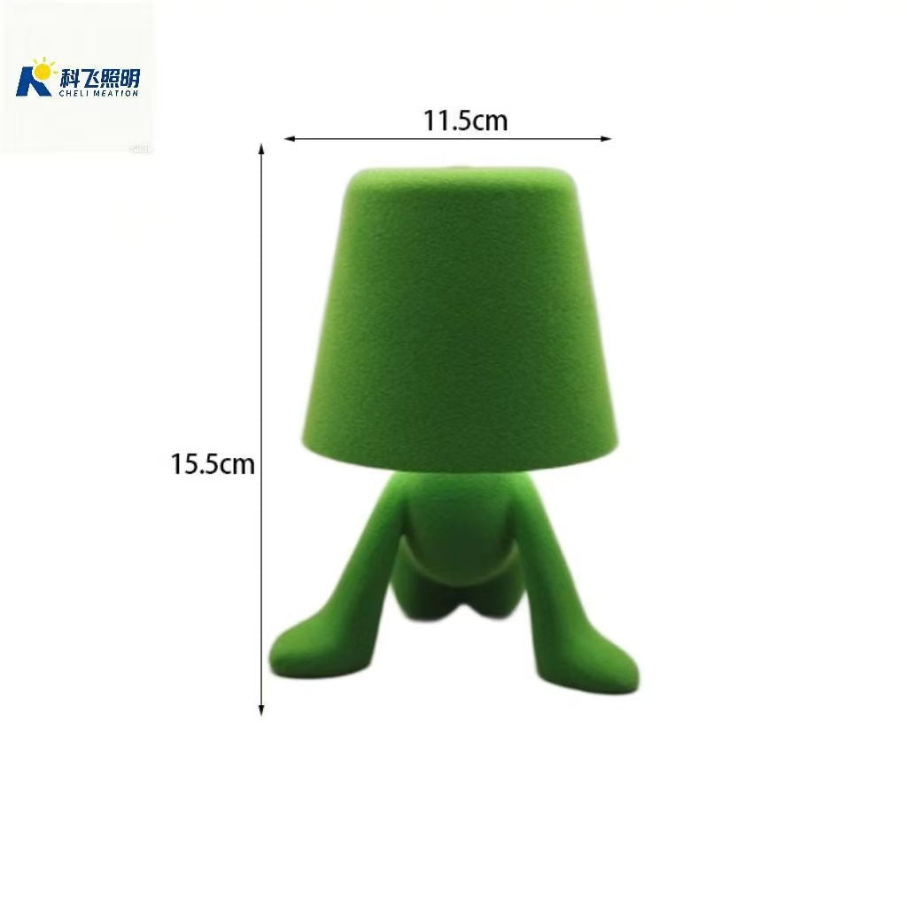 Modern Table Lamp for Bedroom: Rechargeable Cute Light for Kids Child Teen - Gift for Birthday Christmas