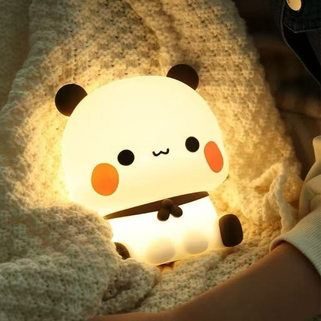 Cute Panda Night Light, Creative Slap Light, Bedside Table Ornament, Perfect for Girlfriend's Sleep