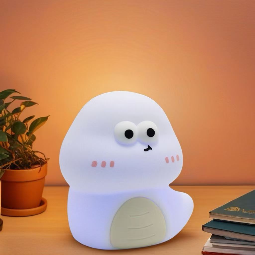 Popular online trending silicone snake-shaped night light, perfect for bedside use, eye protection, and as a gift for girls.