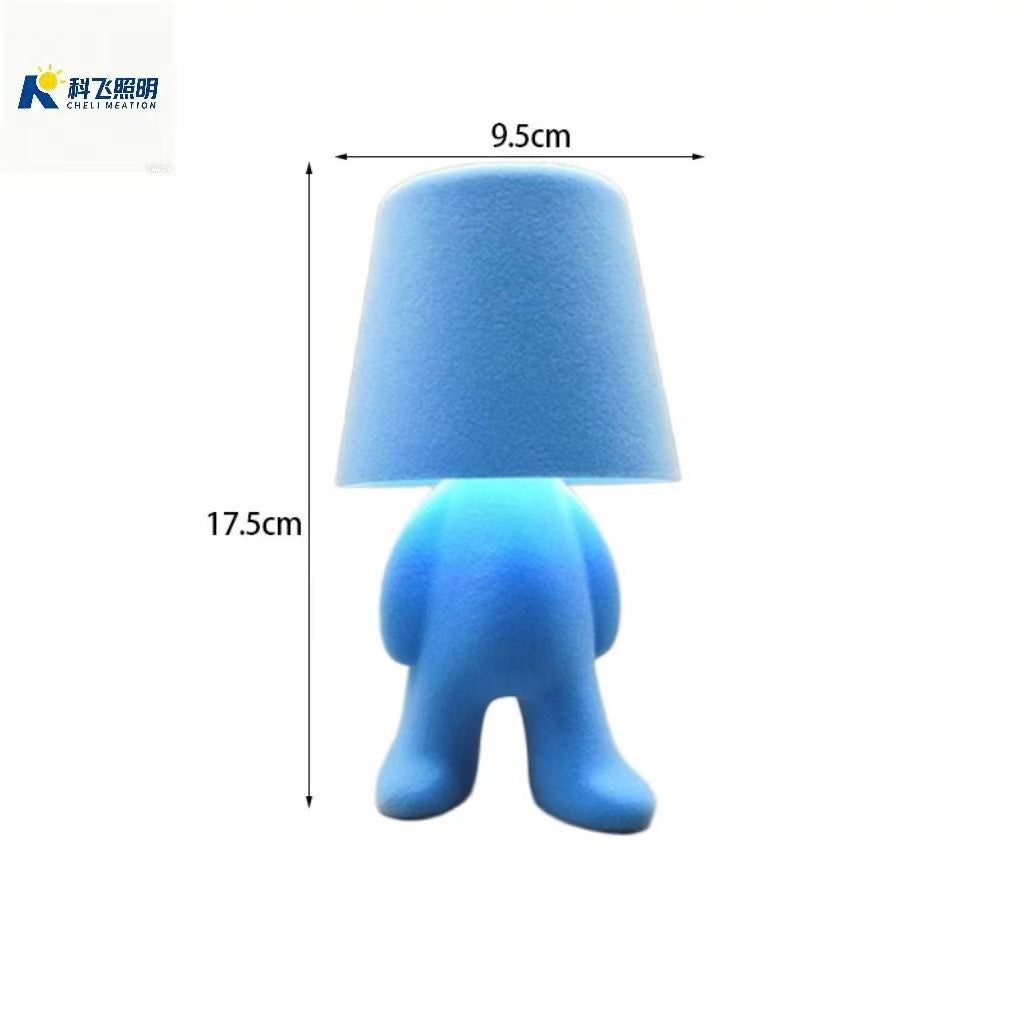 Modern Table Lamp for Bedroom: Rechargeable Cute Light for Kids Child Teen - Gift for Birthday Christmas