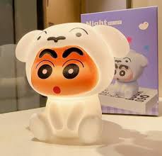 Shin-chan Slap-Slap Lamp, Creative Bedside Table Ornament, Cute Night Light, Perfect as a Sleep Gift for Your Girlfriend