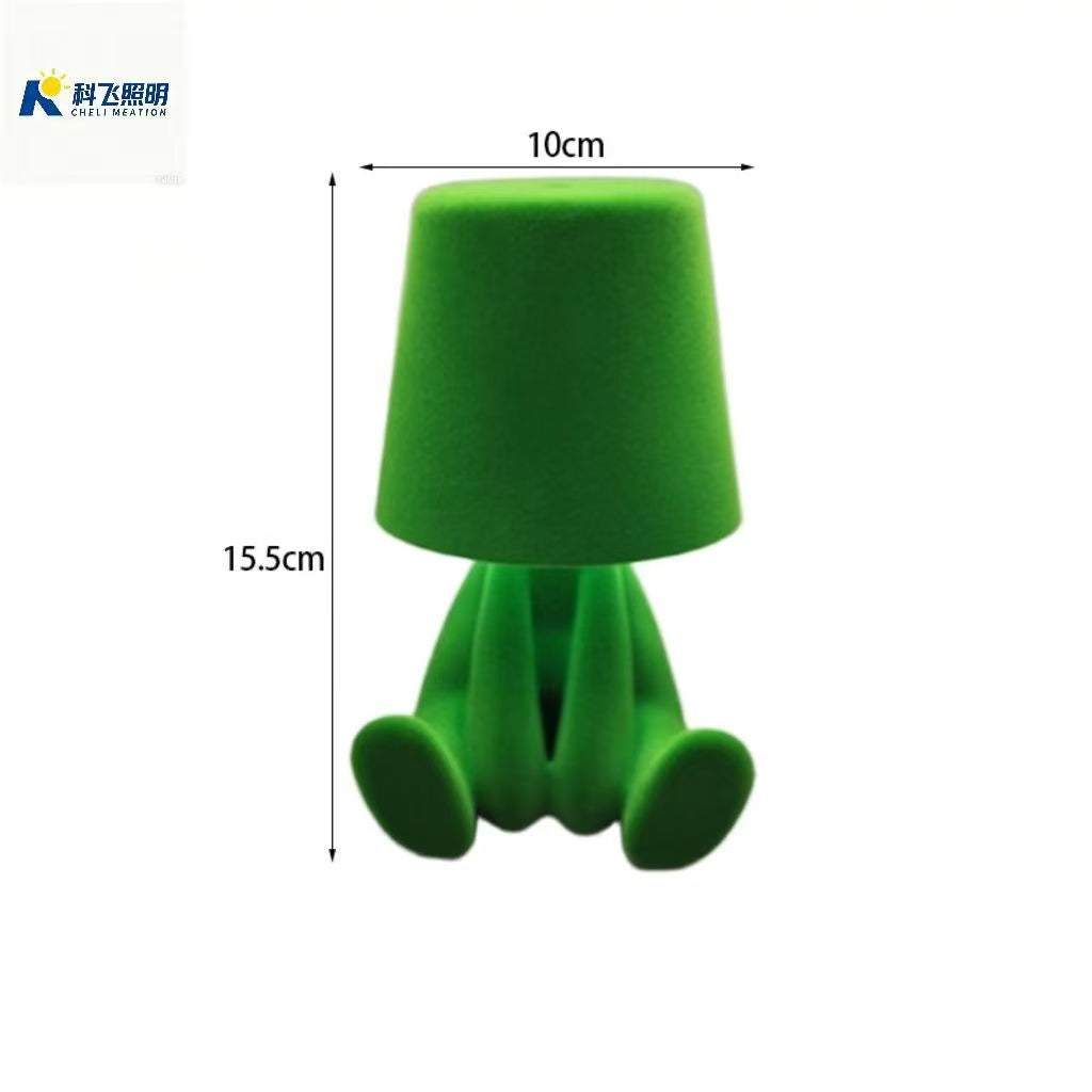 Modern Table Lamp for Bedroom: Rechargeable Cute Light for Kids Child Teen - Gift for Birthday Christmas