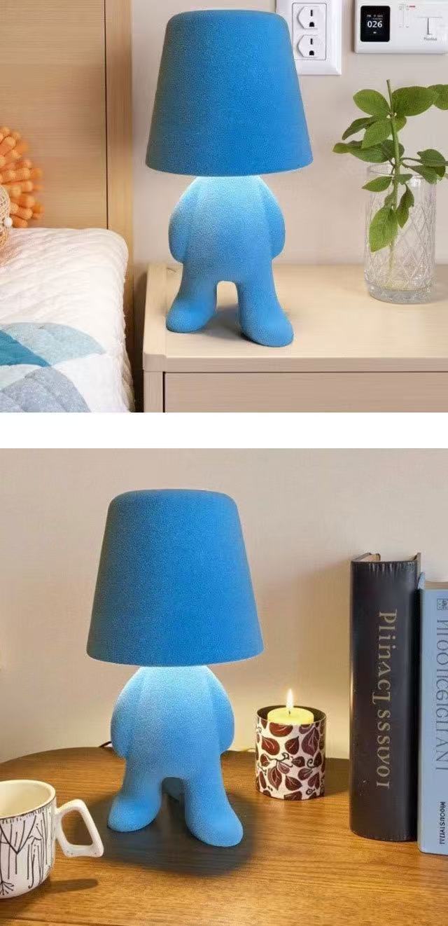Modern Table Lamp for Bedroom: Rechargeable Cute Light for Kids Child Teen - Gift for Birthday Christmas