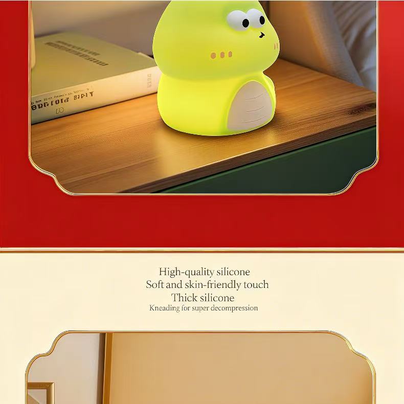 Popular online trending silicone snake-shaped night light, perfect for bedside use, eye protection, and as a gift for girls.