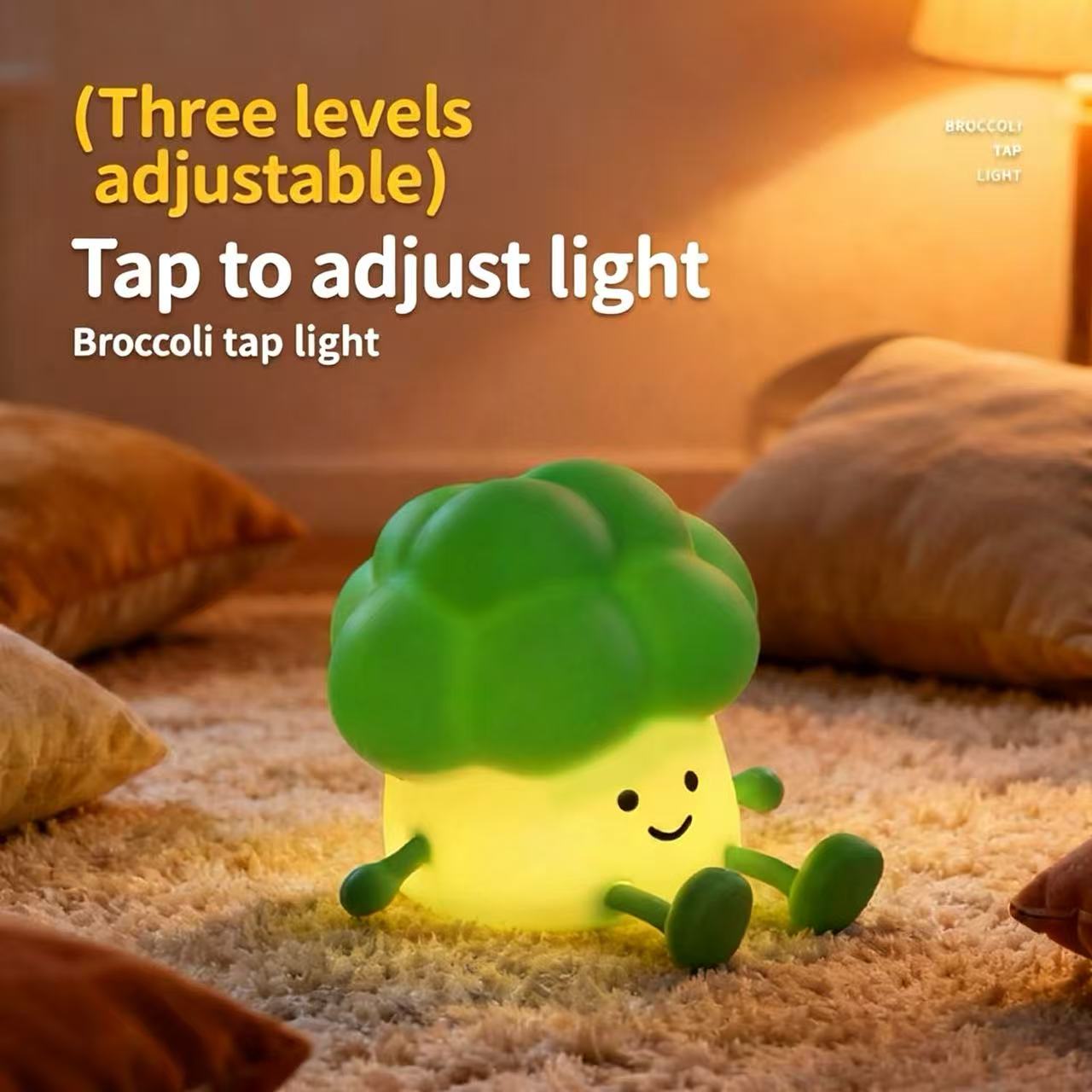 Tapable Night Light, Fruit Light, Tapable Lamp, Gift Toy, Sleep Companion Lamp, Girlfriend Gift, Table Lamp, Ambient Light